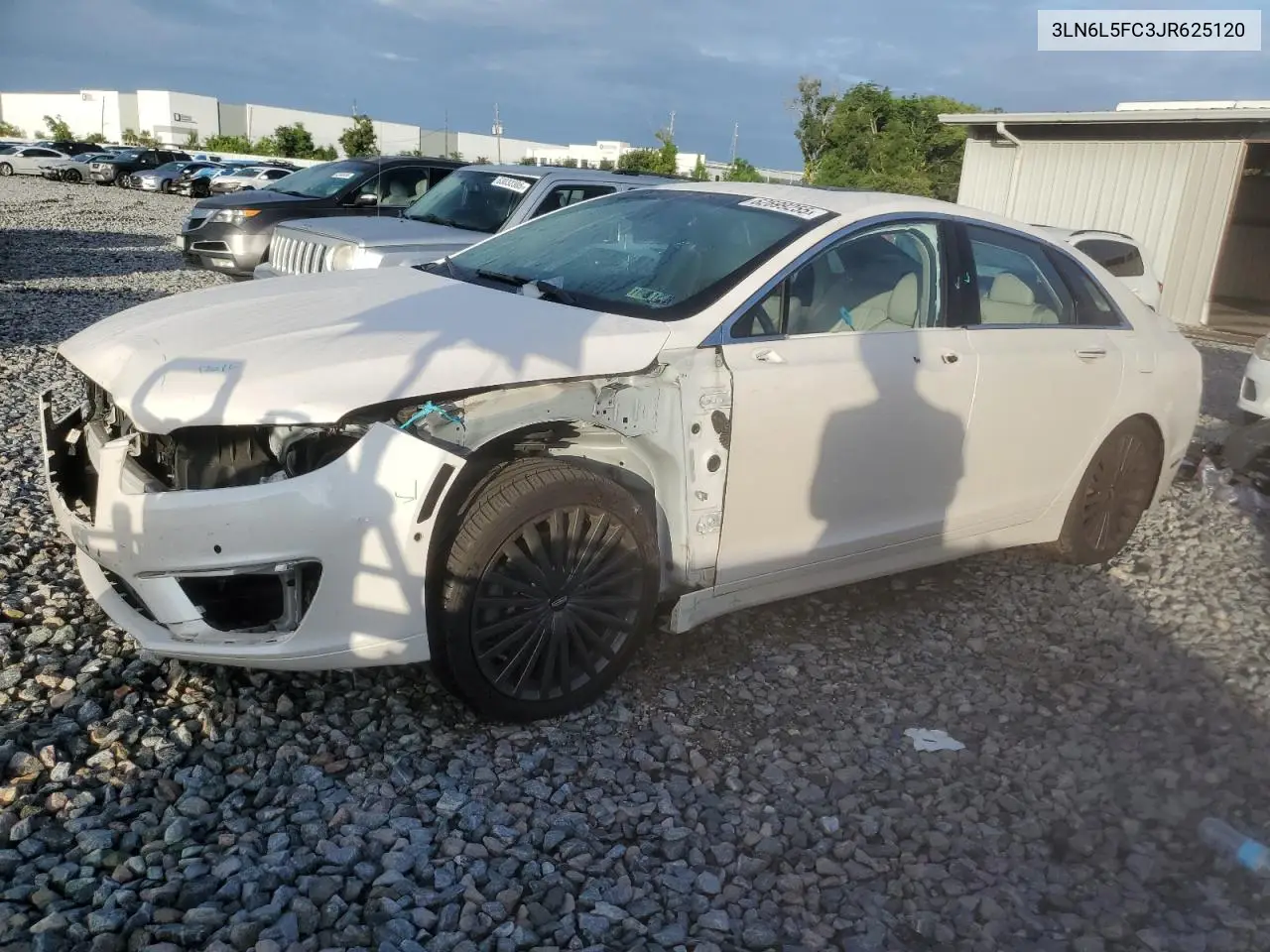 2018 Lincoln Mkz Reserve VIN: 3LN6L5FC3JR625120 Lot: 62699255