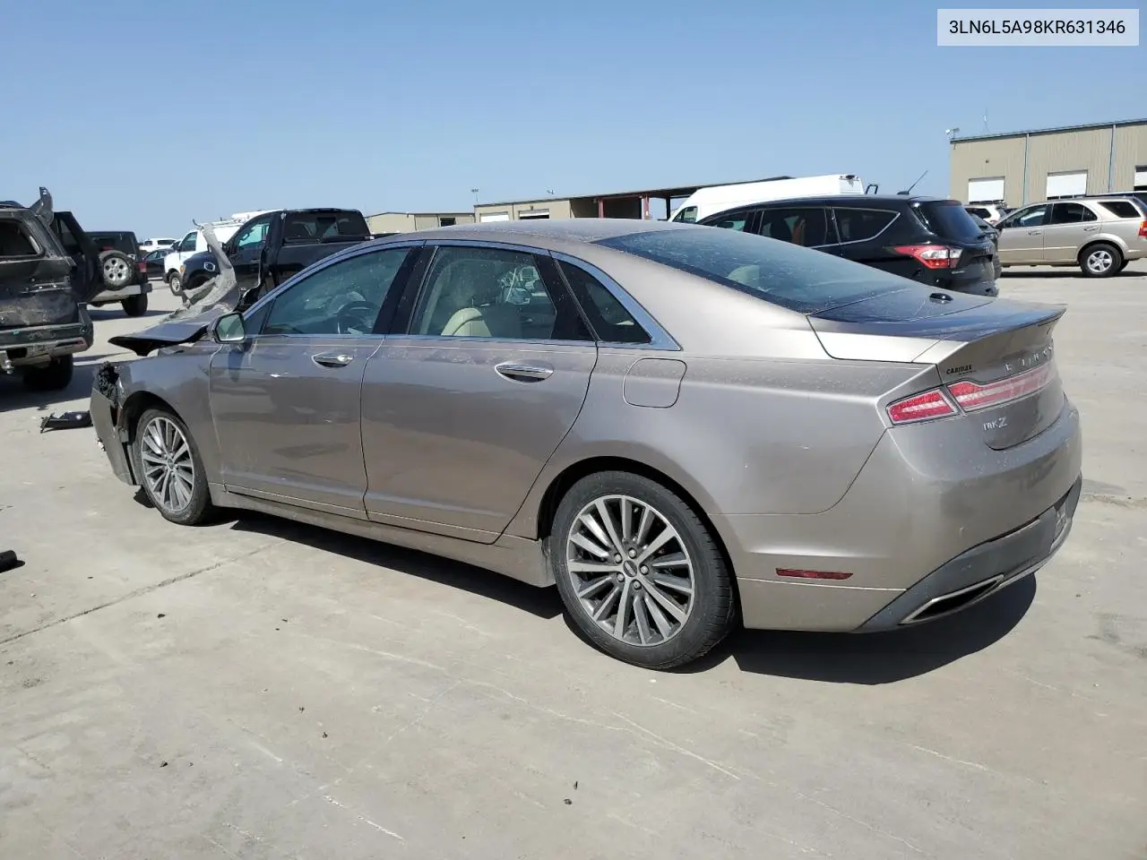 2019 Lincoln Mkz VIN: 3LN6L5A98KR631346 Lot: 49717185