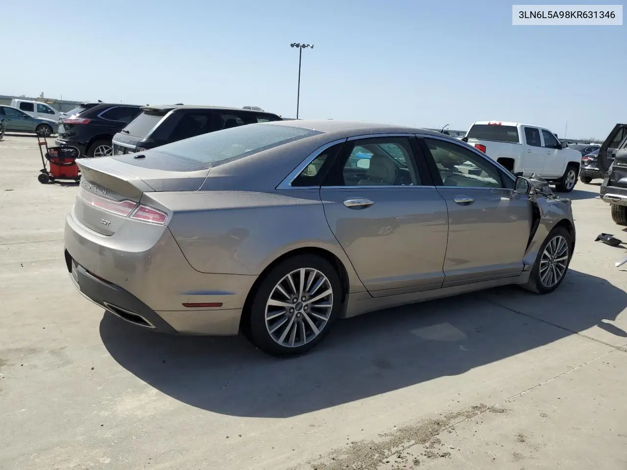 2019 Lincoln Mkz VIN: 3LN6L5A98KR631346 Lot: 49717185