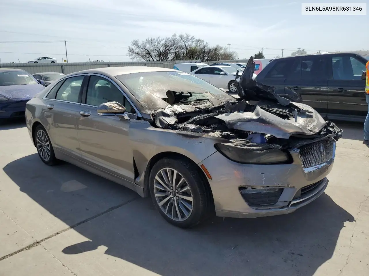 2019 Lincoln Mkz VIN: 3LN6L5A98KR631346 Lot: 49717185