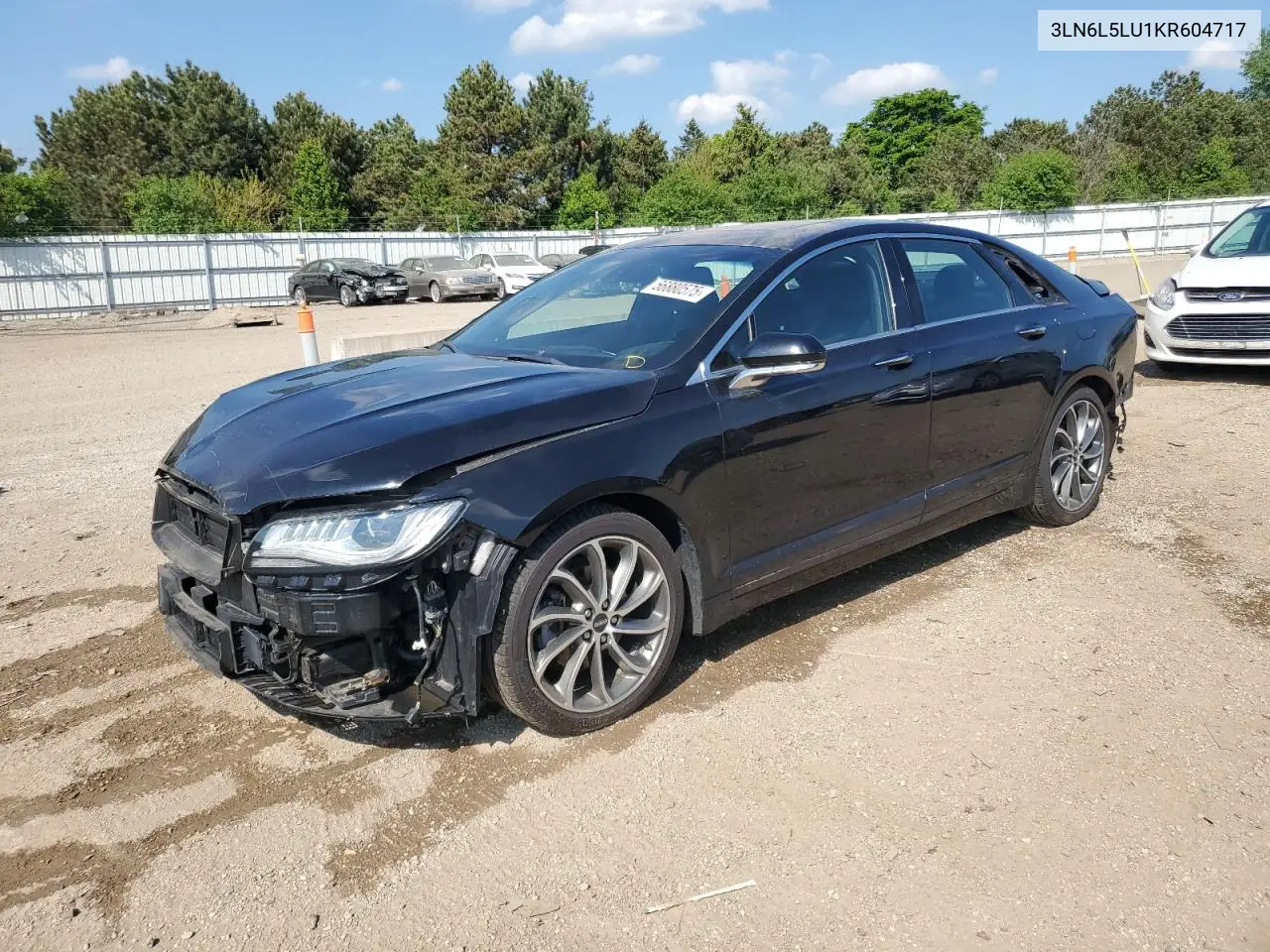 2019 Lincoln Mkz Reserve I VIN: 3LN6L5LU1KR604717 Lot: 56880575