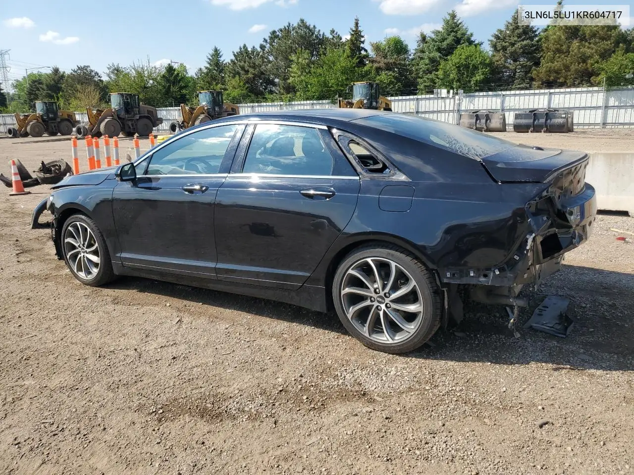 2019 Lincoln Mkz Reserve I VIN: 3LN6L5LU1KR604717 Lot: 56880575