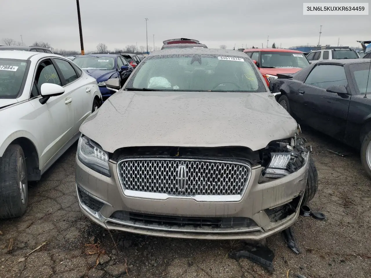 2019 Lincoln Mkz VIN: 3LN6L5KUXKR634459 Lot: 84611074