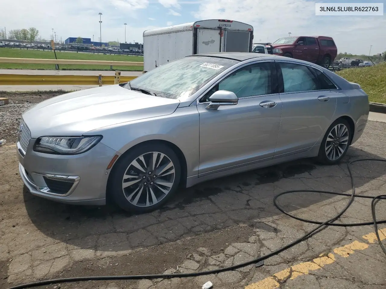 2020 Lincoln Mkz Reserve VIN: 3LN6L5LU8LR622763 Lot: 56311095
