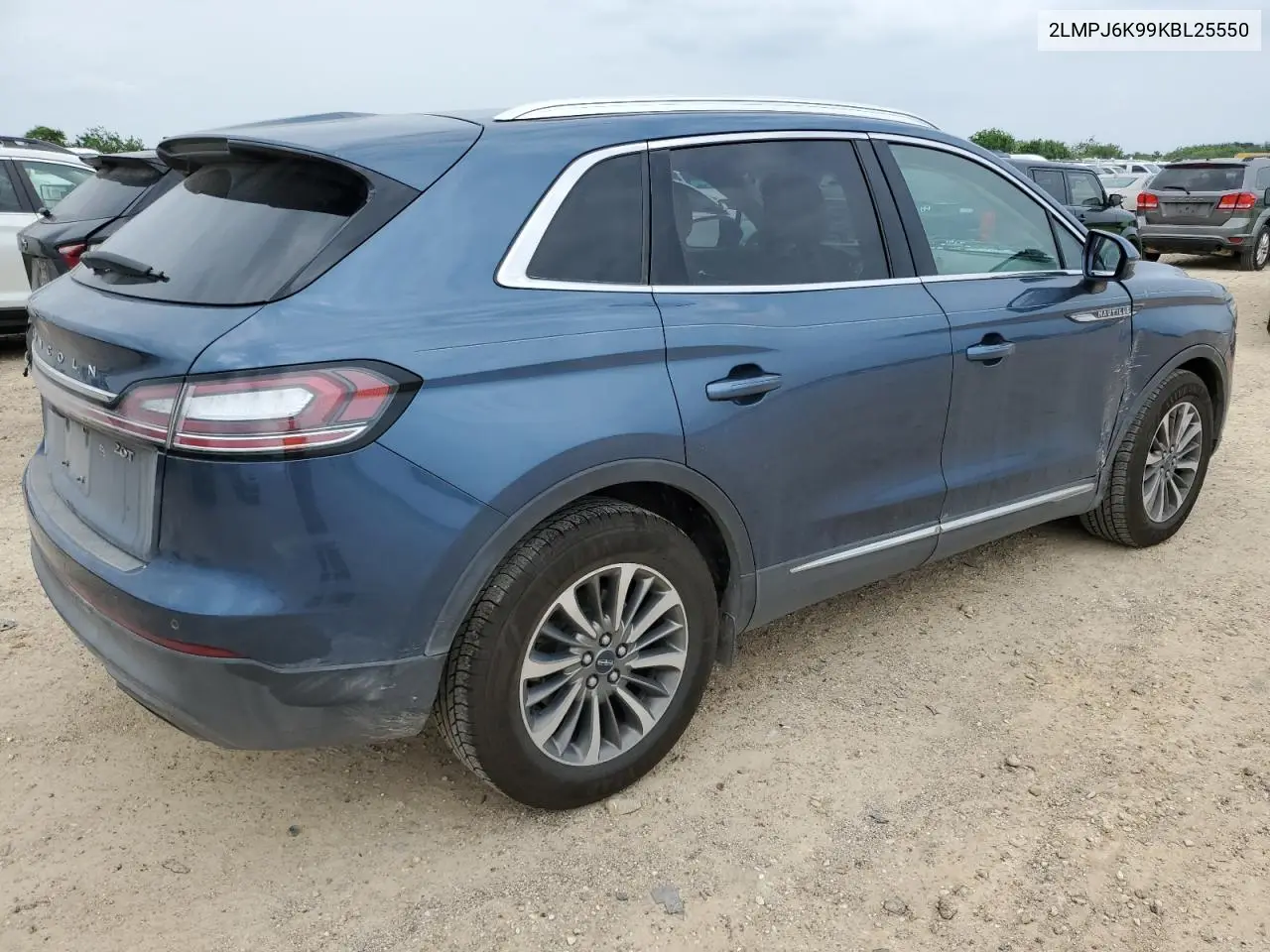 2019 Lincoln Nautilus Select VIN: 2LMPJ6K99KBL25550 Lot: 54683945