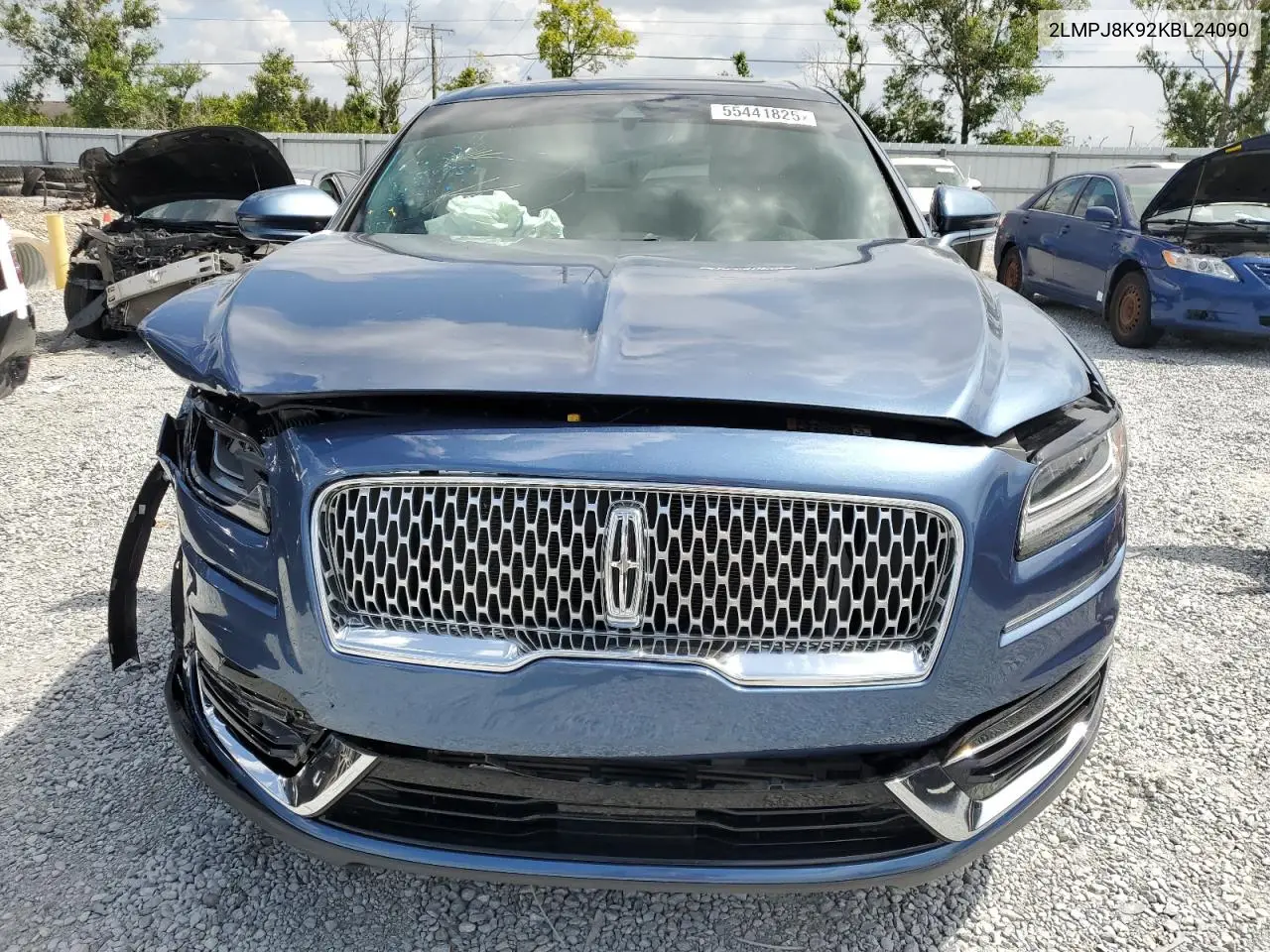 2019 Lincoln Nautilus Select VIN: 2LMPJ8K92KBL24090 Lot: 55441825