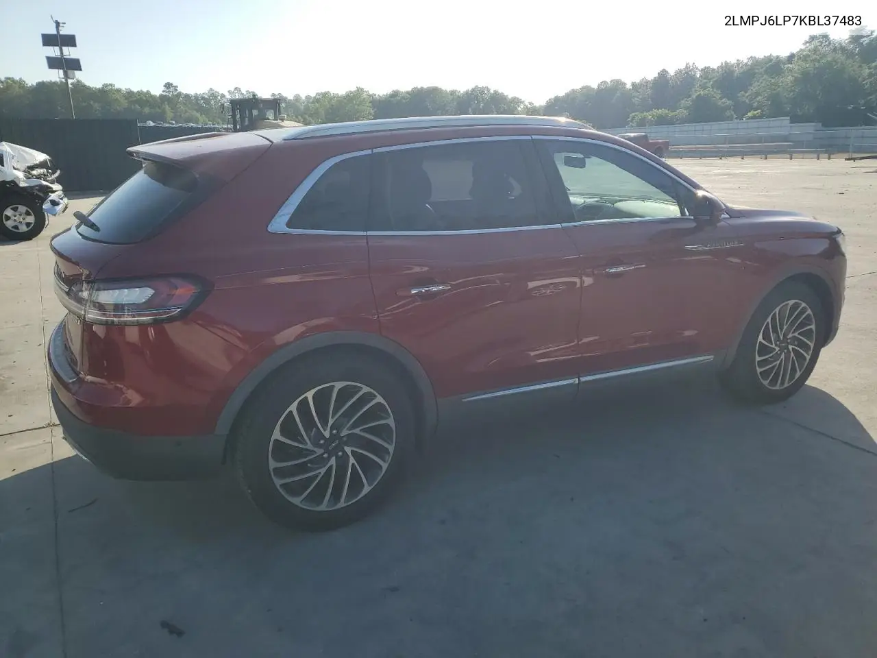 2019 Lincoln Nautilus Reserve VIN: 2LMPJ6LP7KBL37483 Lot: 55639885