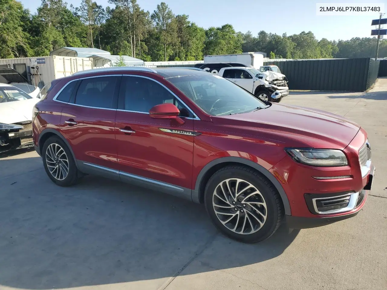 2019 Lincoln Nautilus Reserve VIN: 2LMPJ6LP7KBL37483 Lot: 55639885