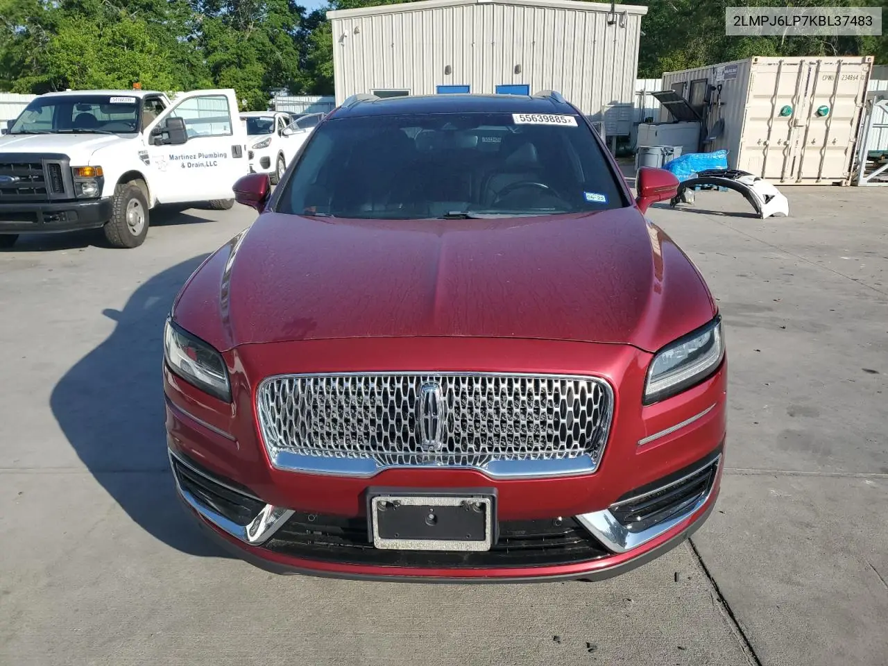 2019 Lincoln Nautilus Reserve VIN: 2LMPJ6LP7KBL37483 Lot: 55639885