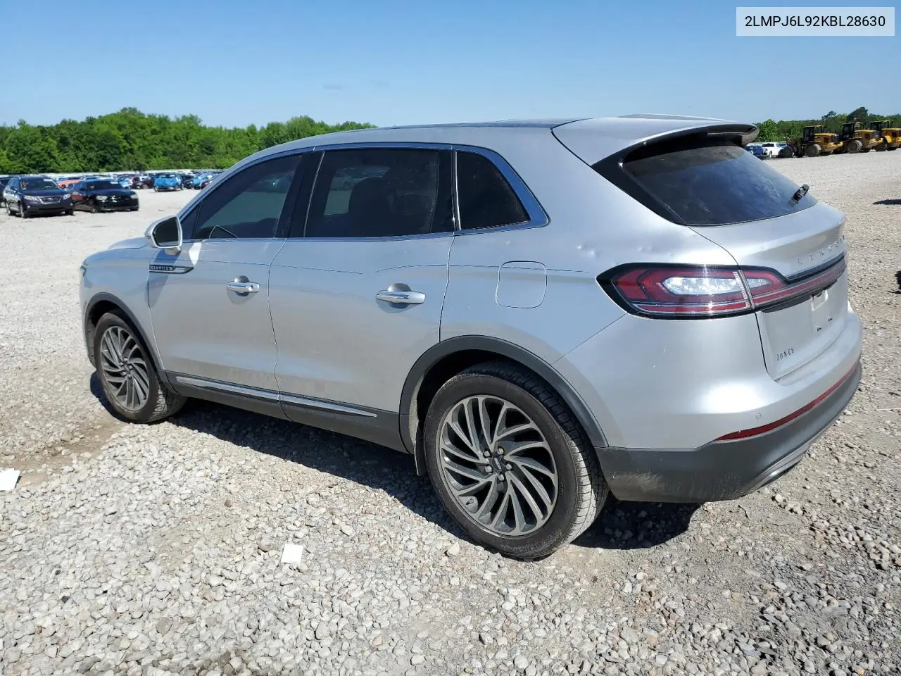 2019 Lincoln Nautilus Reserve VIN: 2LMPJ6L92KBL28630 Lot: 55701245