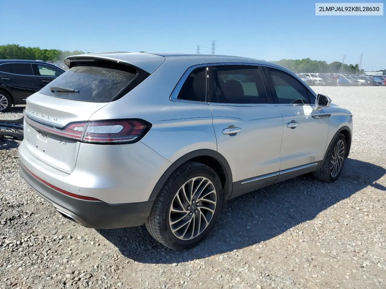 2019 Lincoln Nautilus Reserve VIN: 2LMPJ6L92KBL28630 Lot: 55701245