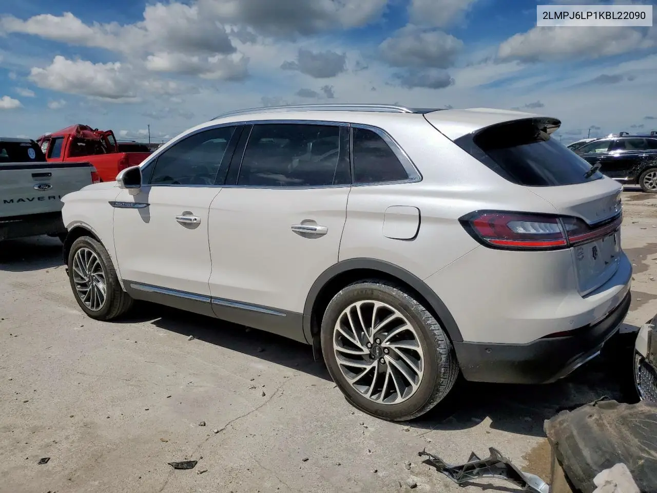 2019 Lincoln Nautilus Reserve VIN: 2LMPJ6LP1KBL22090 Lot: 55817105