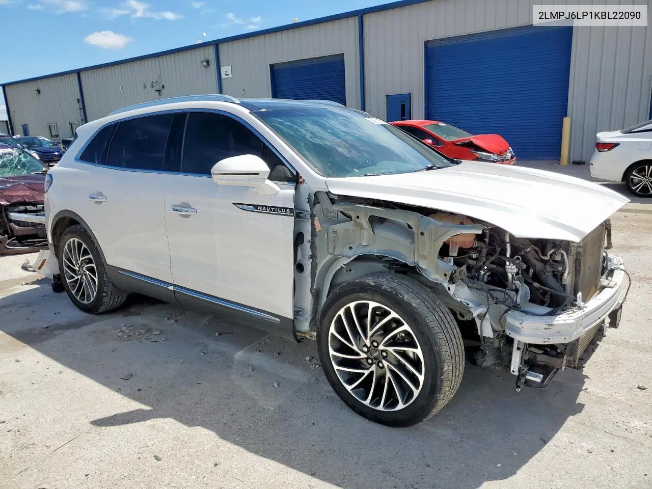 2019 Lincoln Nautilus Reserve VIN: 2LMPJ6LP1KBL22090 Lot: 55817105
