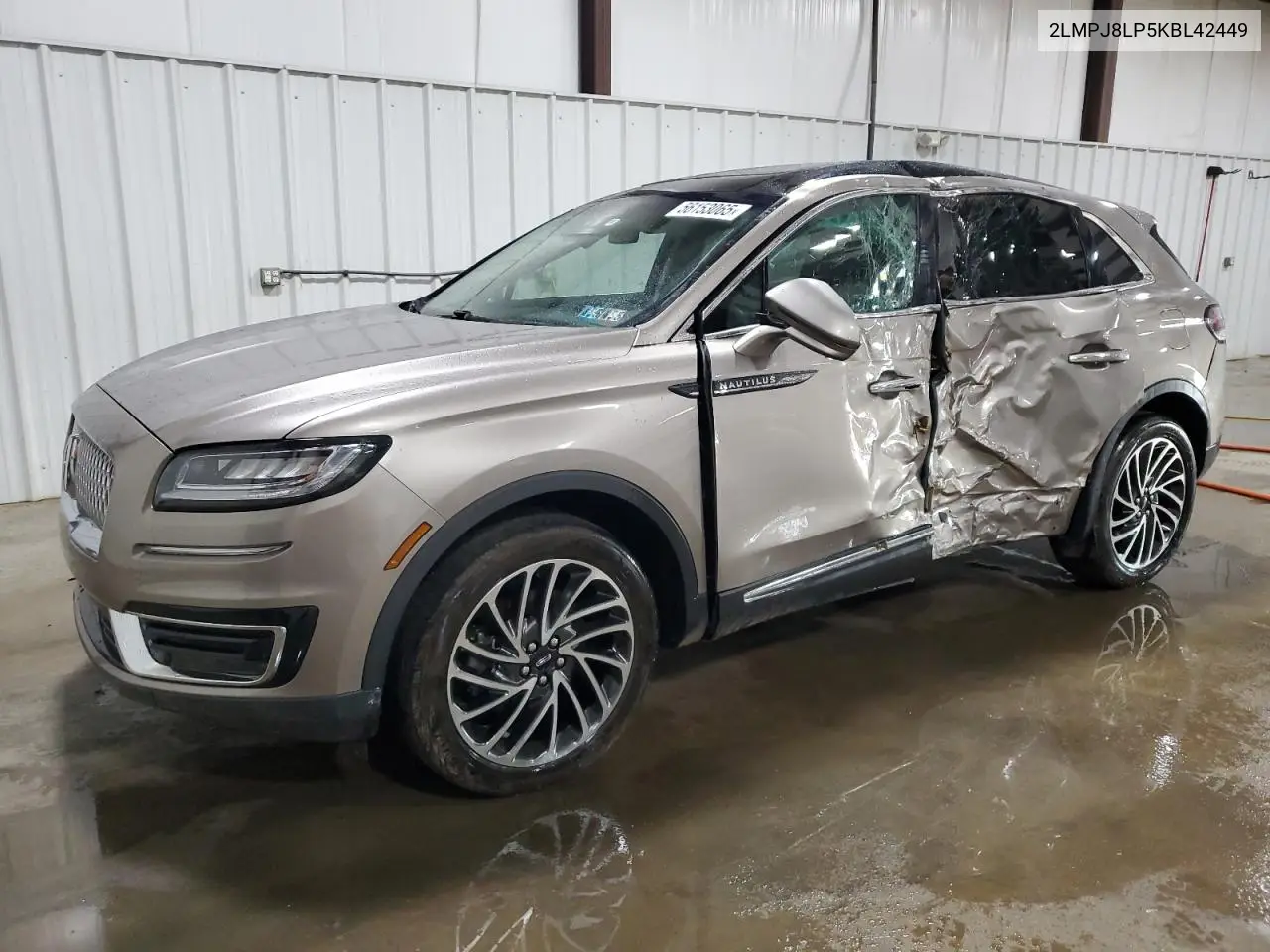 2019 Lincoln Nautilus Reserve VIN: 2LMPJ8LP5KBL42449 Lot: 56153065