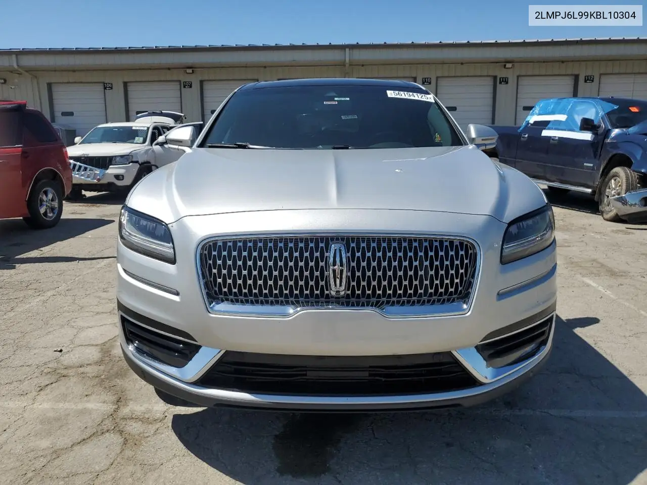 2019 Lincoln Nautilus Reserve VIN: 2LMPJ6L99KBL10304 Lot: 56194125