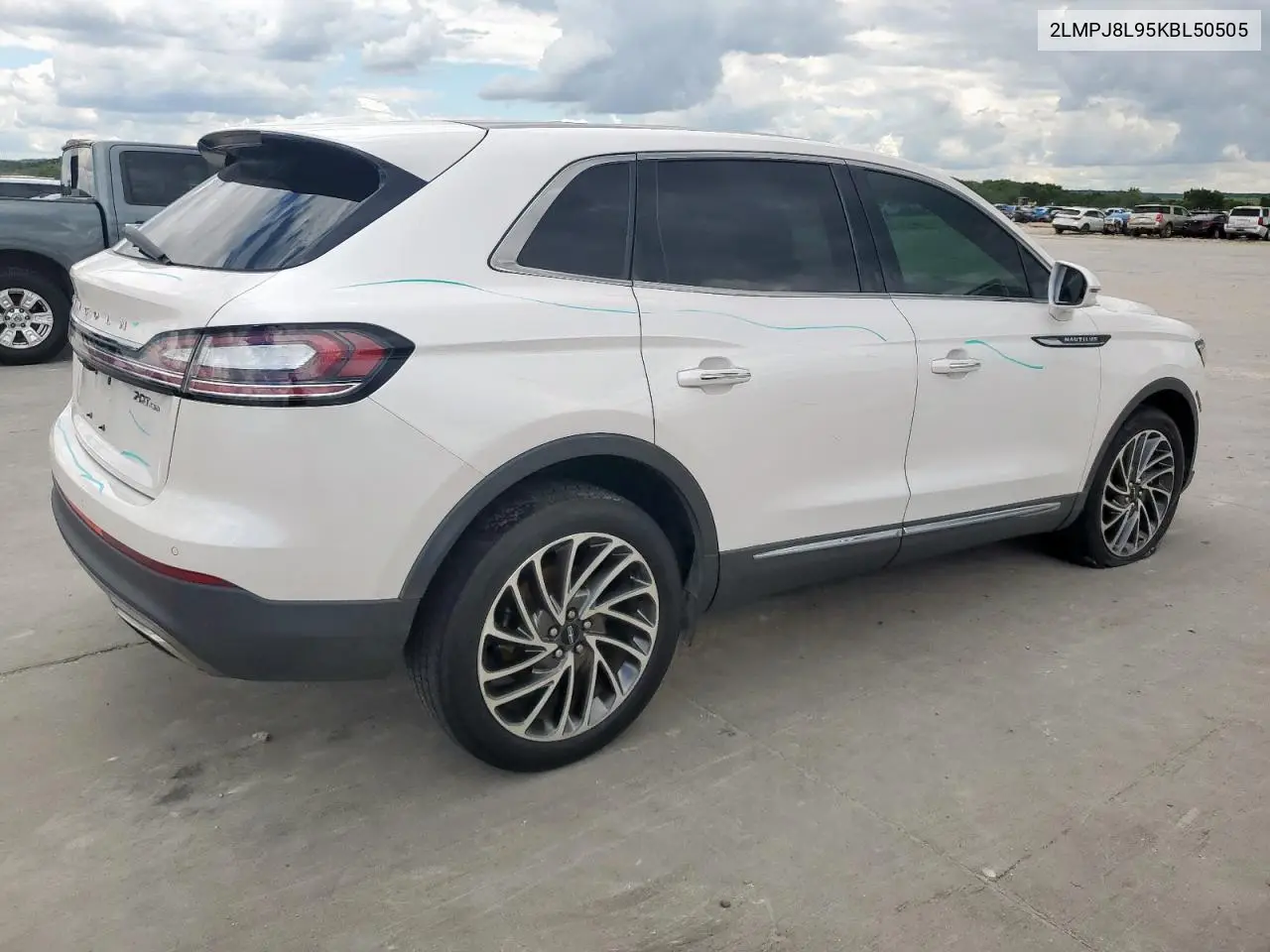2019 Lincoln Nautilus Reserve VIN: 2LMPJ8L95KBL50505 Lot: 56309135
