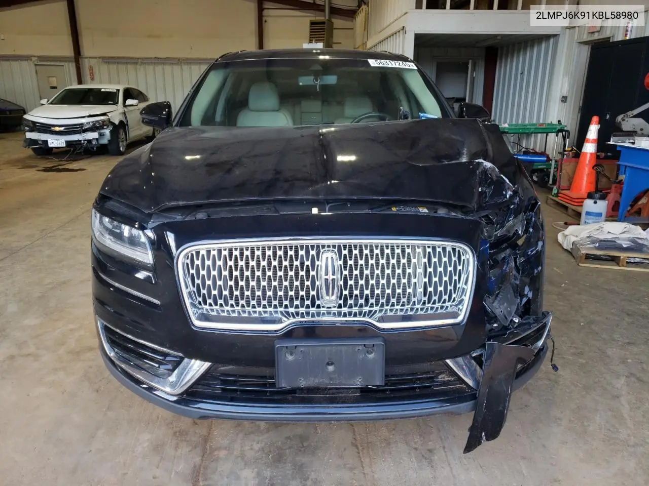 2019 Lincoln Nautilus Select VIN: 2LMPJ6K91KBL58980 Lot: 56317245