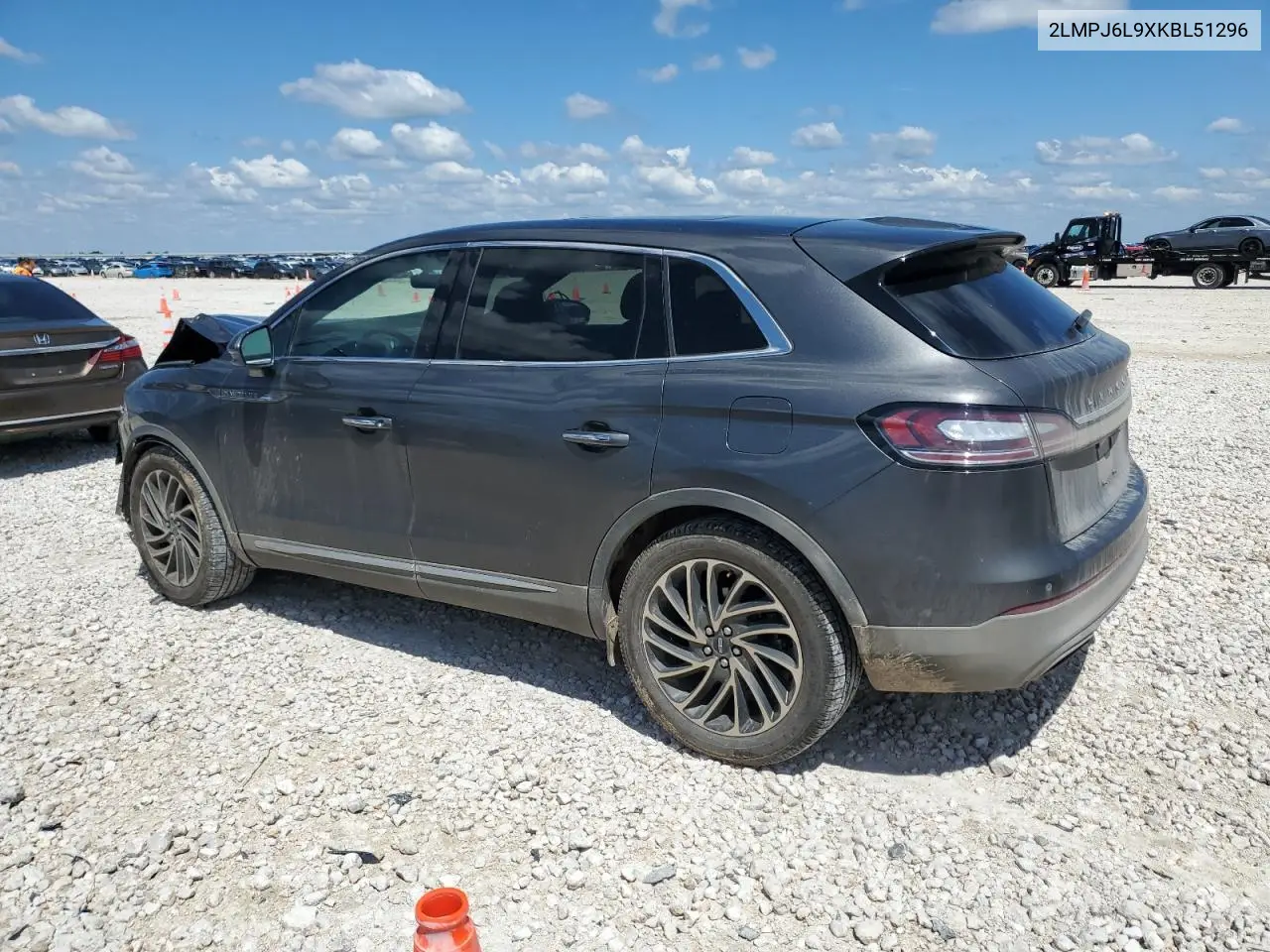 2019 Lincoln Nautilus Reserve VIN: 2LMPJ6L9XKBL51296 Lot: 56480135