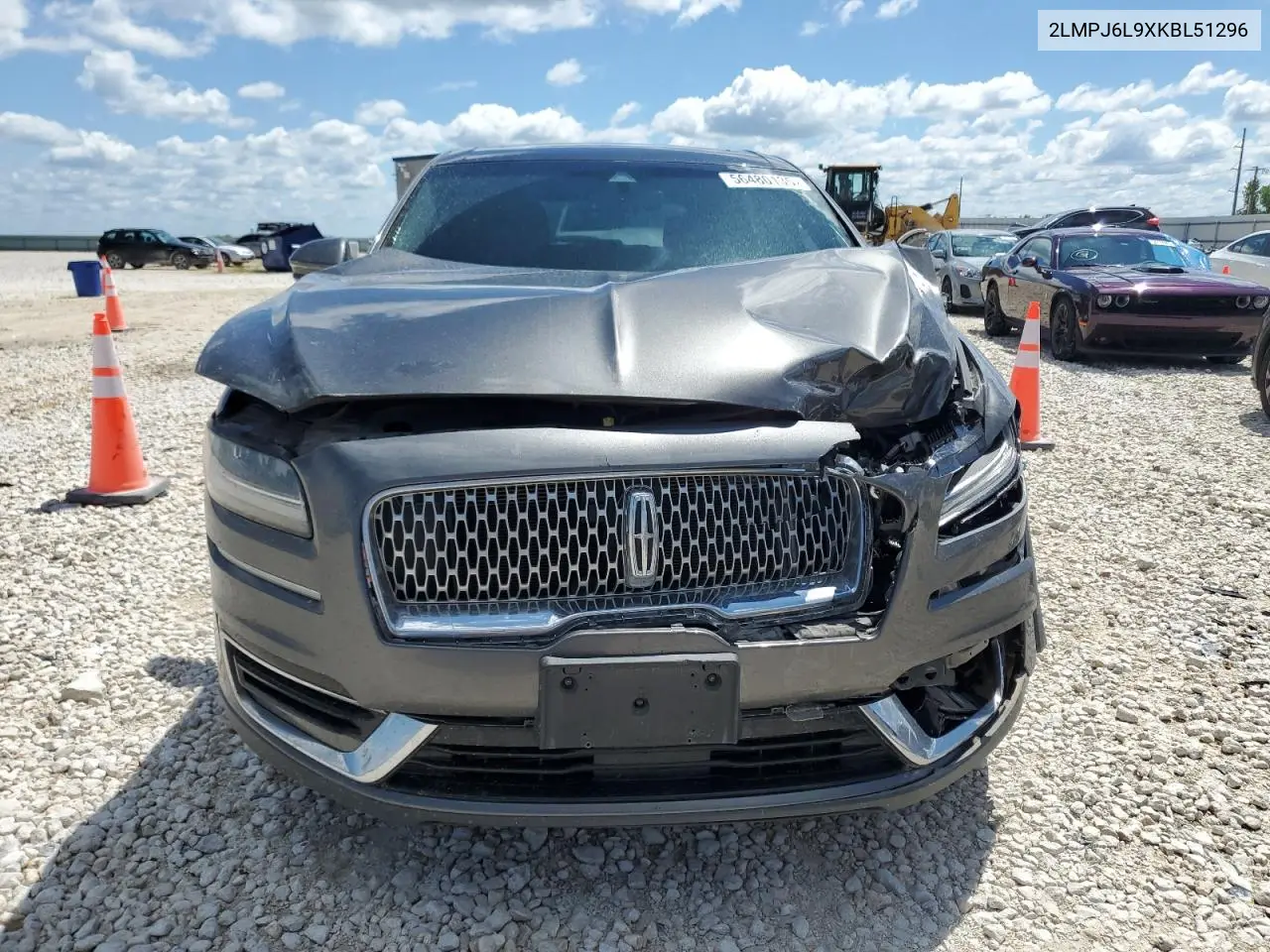 2019 Lincoln Nautilus Reserve VIN: 2LMPJ6L9XKBL51296 Lot: 56480135
