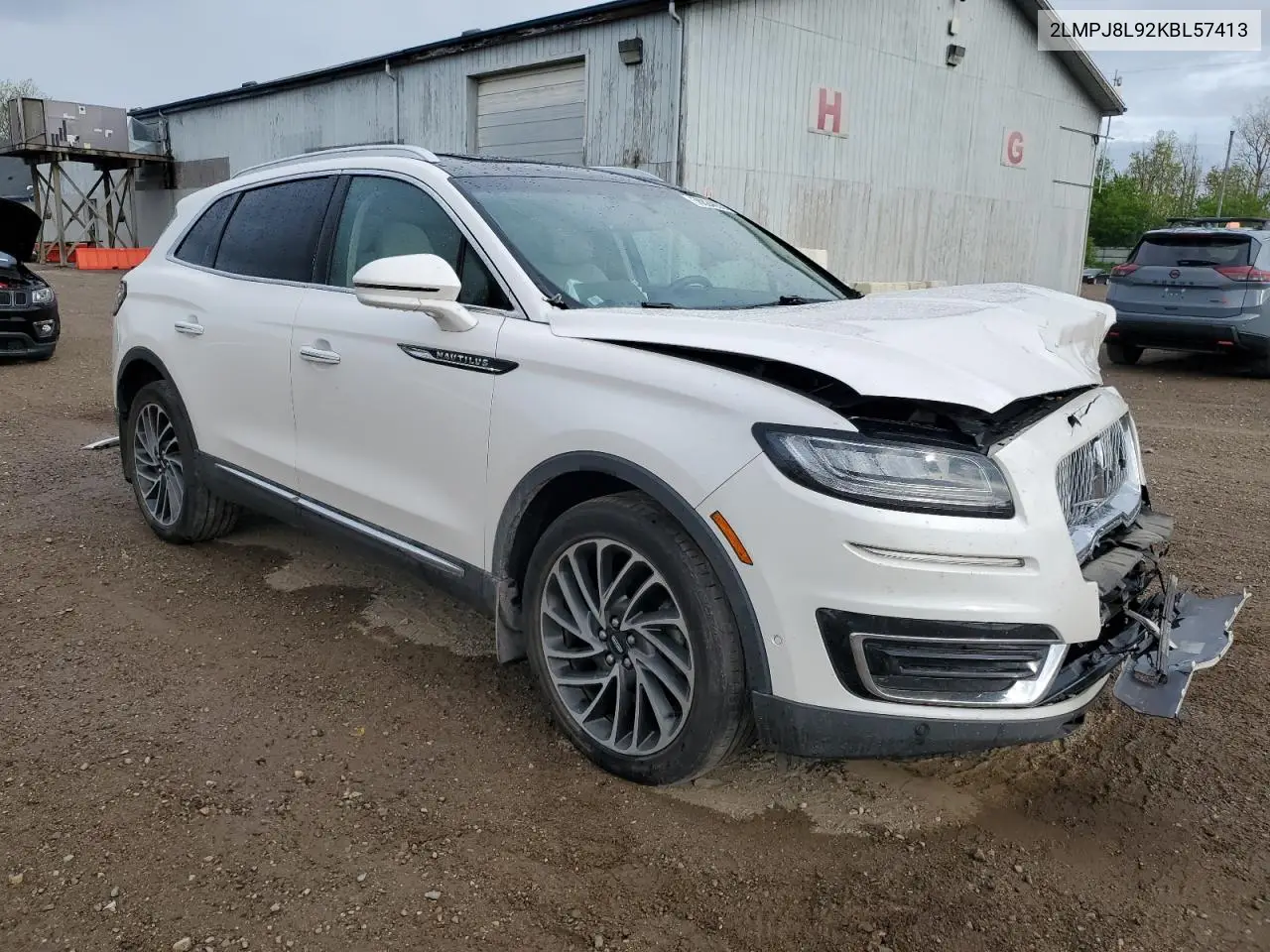 2019 Lincoln Nautilus Reserve VIN: 2LMPJ8L92KBL57413 Lot: 56824035