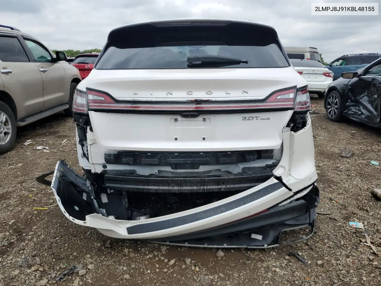 2019 Lincoln Nautilus VIN: 2LMPJ8J91KBL48155 Lot: 58641895