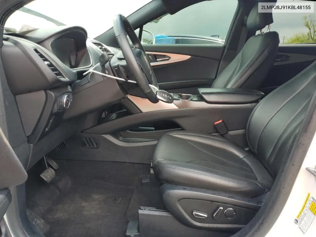 2019 Lincoln Nautilus VIN: 2LMPJ8J91KBL48155 Lot: 58641895