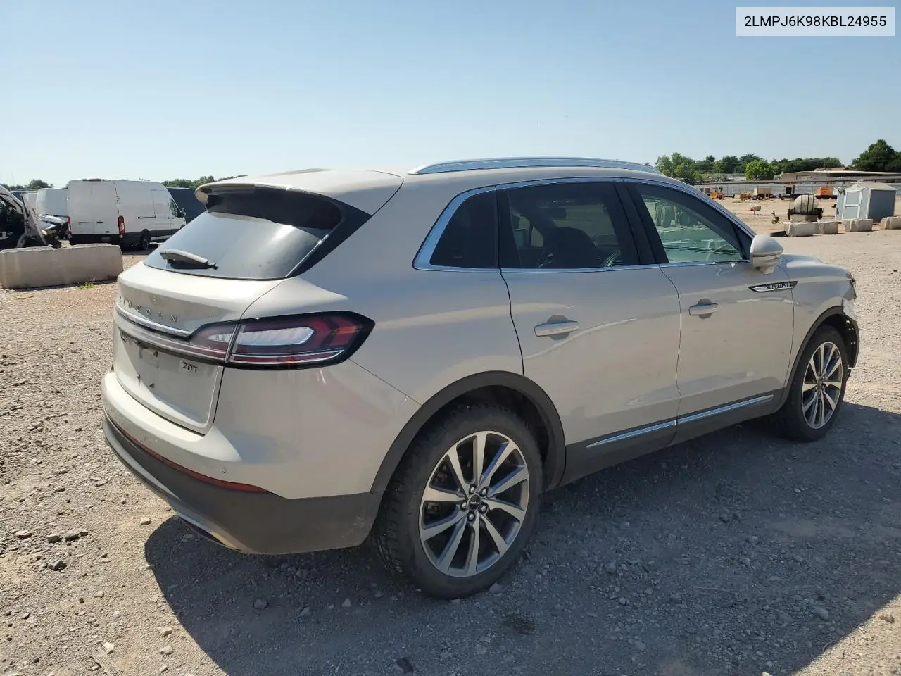 2019 Lincoln Nautilus Select VIN: 2LMPJ6K98KBL24955 Lot: 59878515