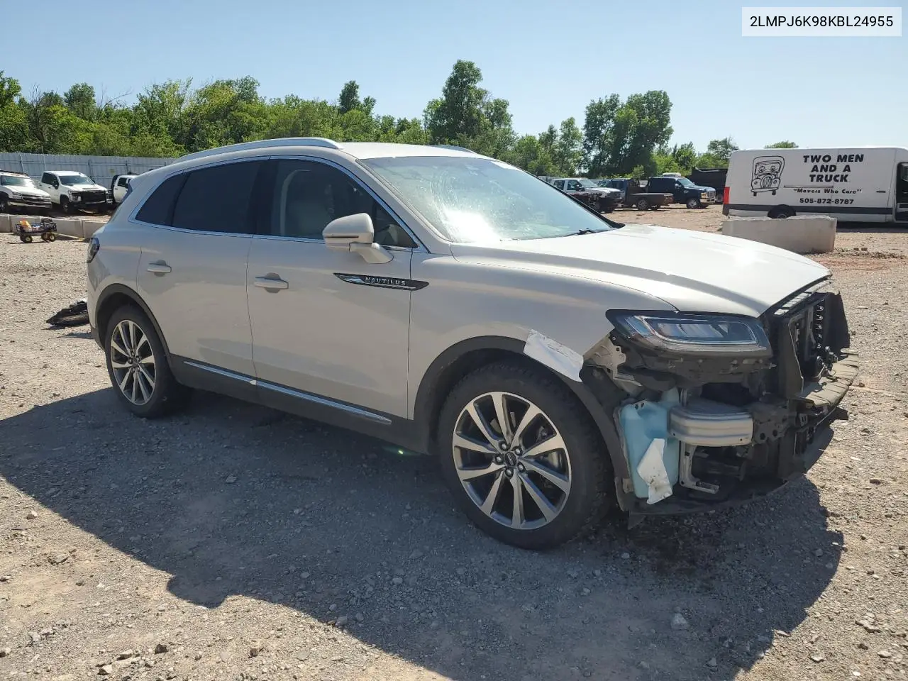 2019 Lincoln Nautilus Select VIN: 2LMPJ6K98KBL24955 Lot: 59878515