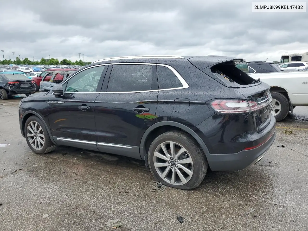 2019 Lincoln Nautilus Select VIN: 2LMPJ8K99KBL47432 Lot: 60748525
