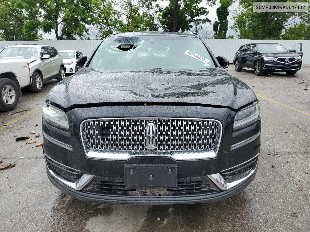 2019 Lincoln Nautilus Select VIN: 2LMPJ8K99KBL47432 Lot: 60748525