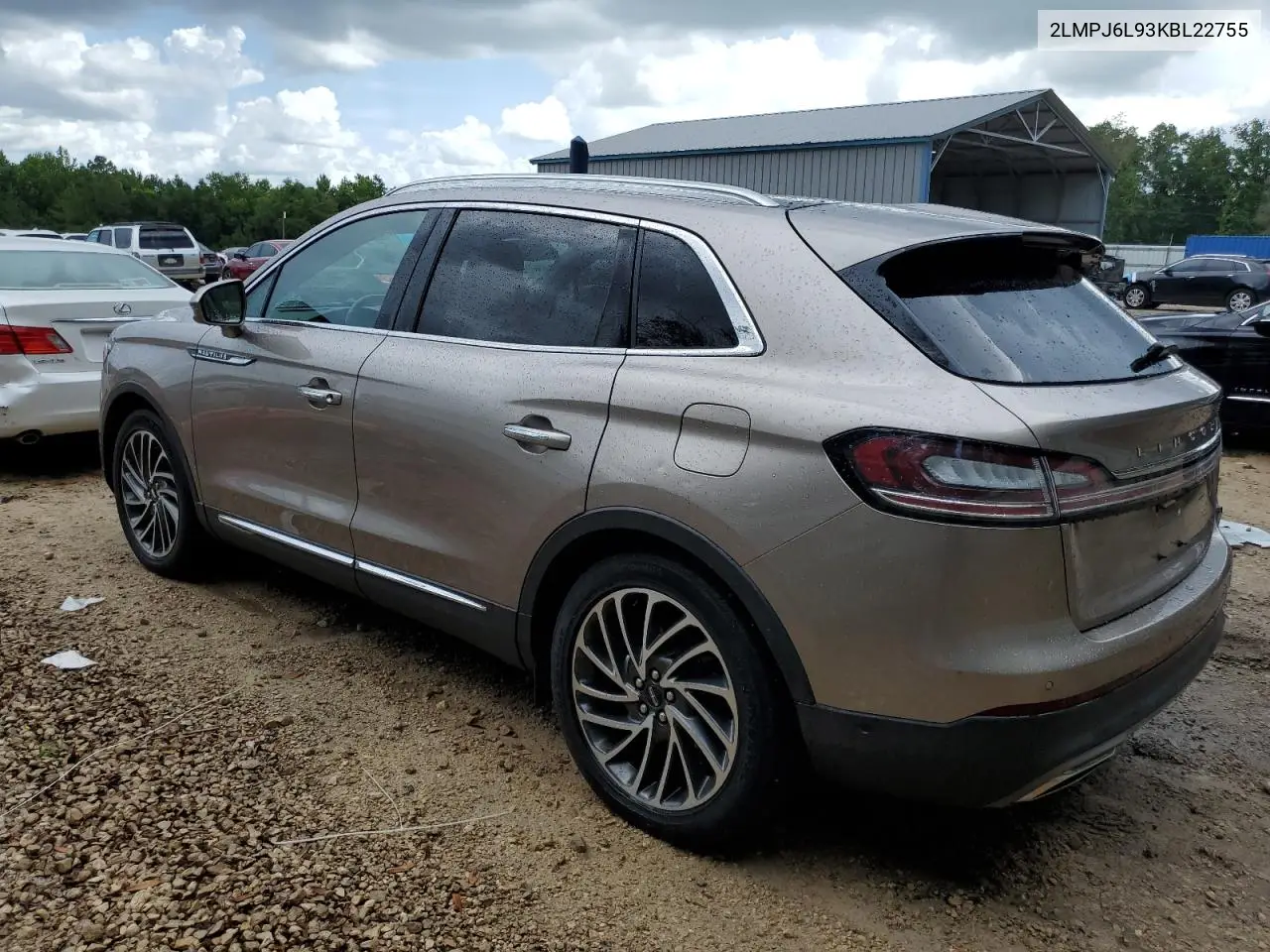 2019 Lincoln Nautilus Reserve VIN: 2LMPJ6L93KBL22755 Lot: 60804175