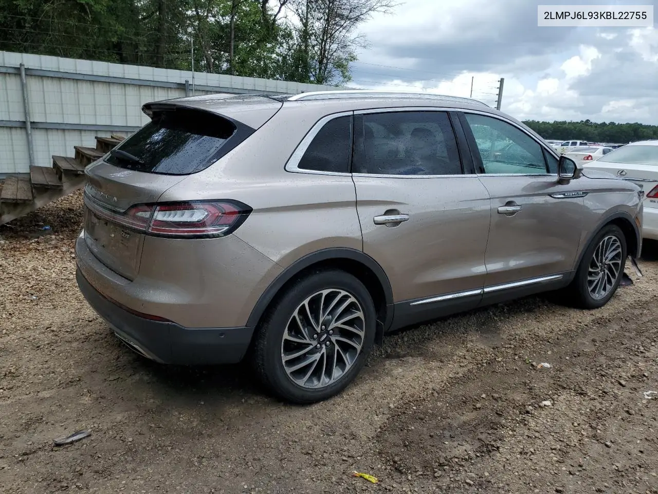2019 Lincoln Nautilus Reserve VIN: 2LMPJ6L93KBL22755 Lot: 60804175