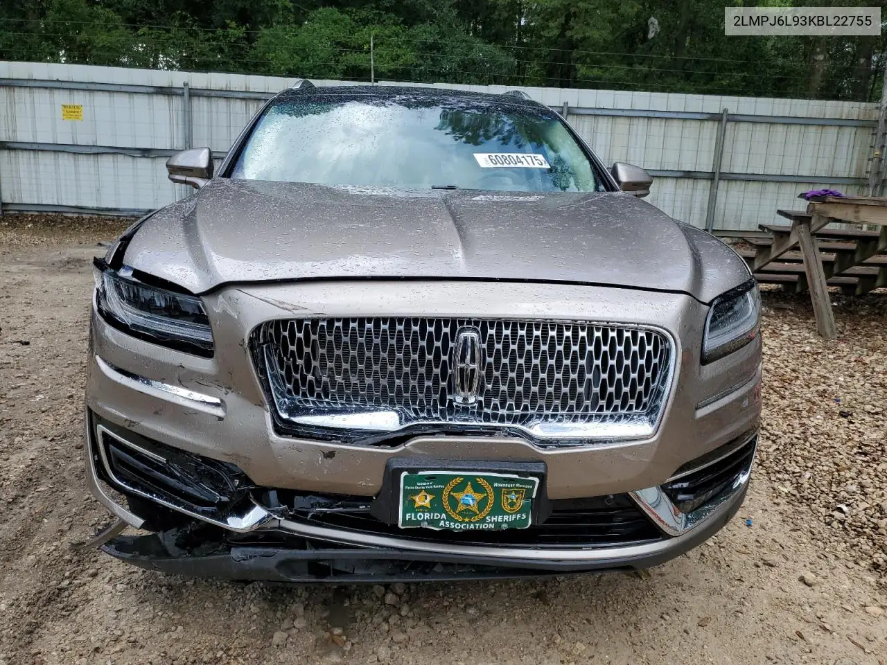 2019 Lincoln Nautilus Reserve VIN: 2LMPJ6L93KBL22755 Lot: 60804175