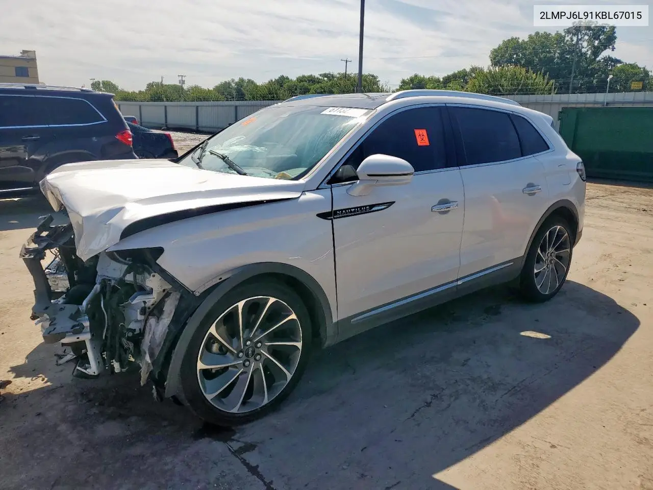 2019 Lincoln Nautilus Reserve VIN: 2LMPJ6L91KBL67015 Lot: 61132755