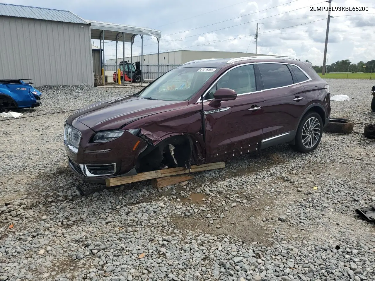 2019 Lincoln Nautilus Reserve VIN: 2LMPJ8L93KBL65200 Lot: 61218485