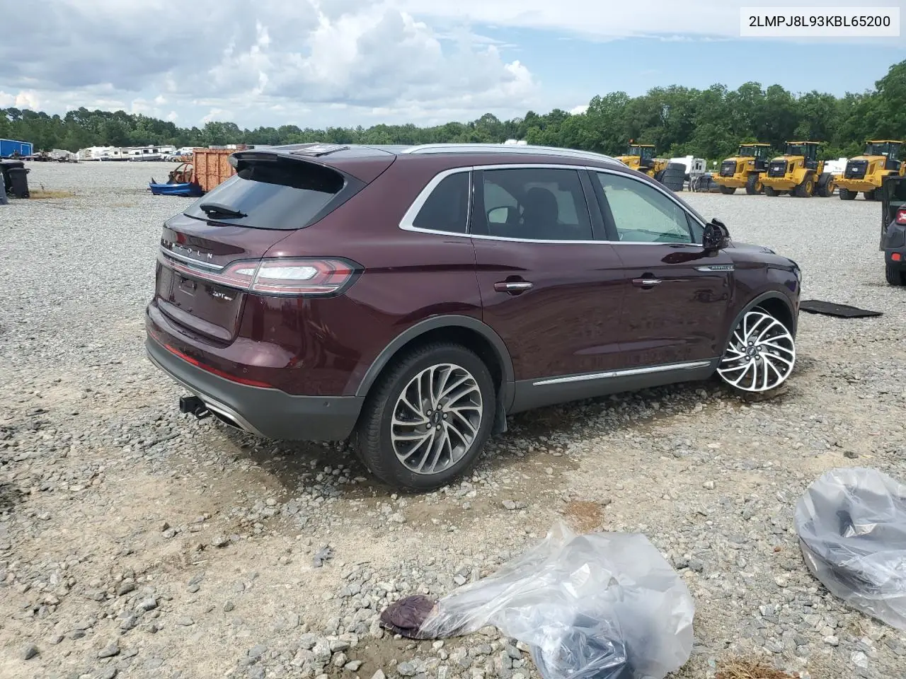 2019 Lincoln Nautilus Reserve VIN: 2LMPJ8L93KBL65200 Lot: 61218485