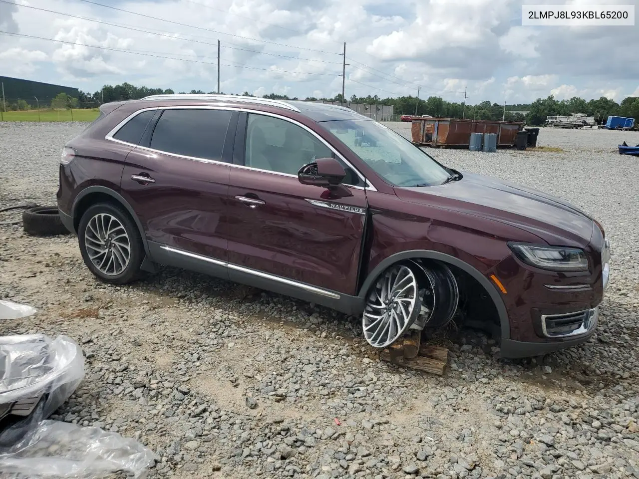 2019 Lincoln Nautilus Reserve VIN: 2LMPJ8L93KBL65200 Lot: 61218485