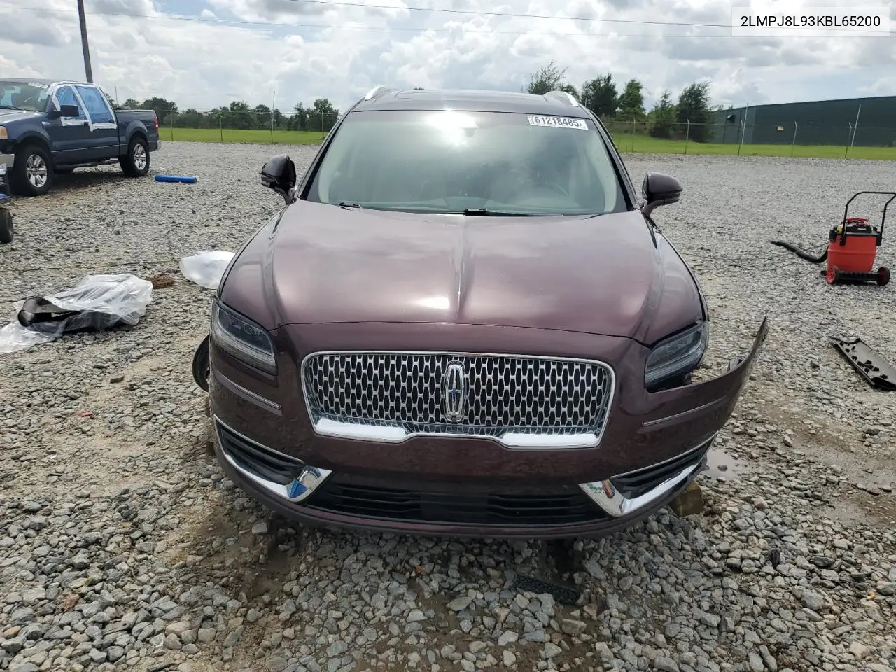 2019 Lincoln Nautilus Reserve VIN: 2LMPJ8L93KBL65200 Lot: 61218485