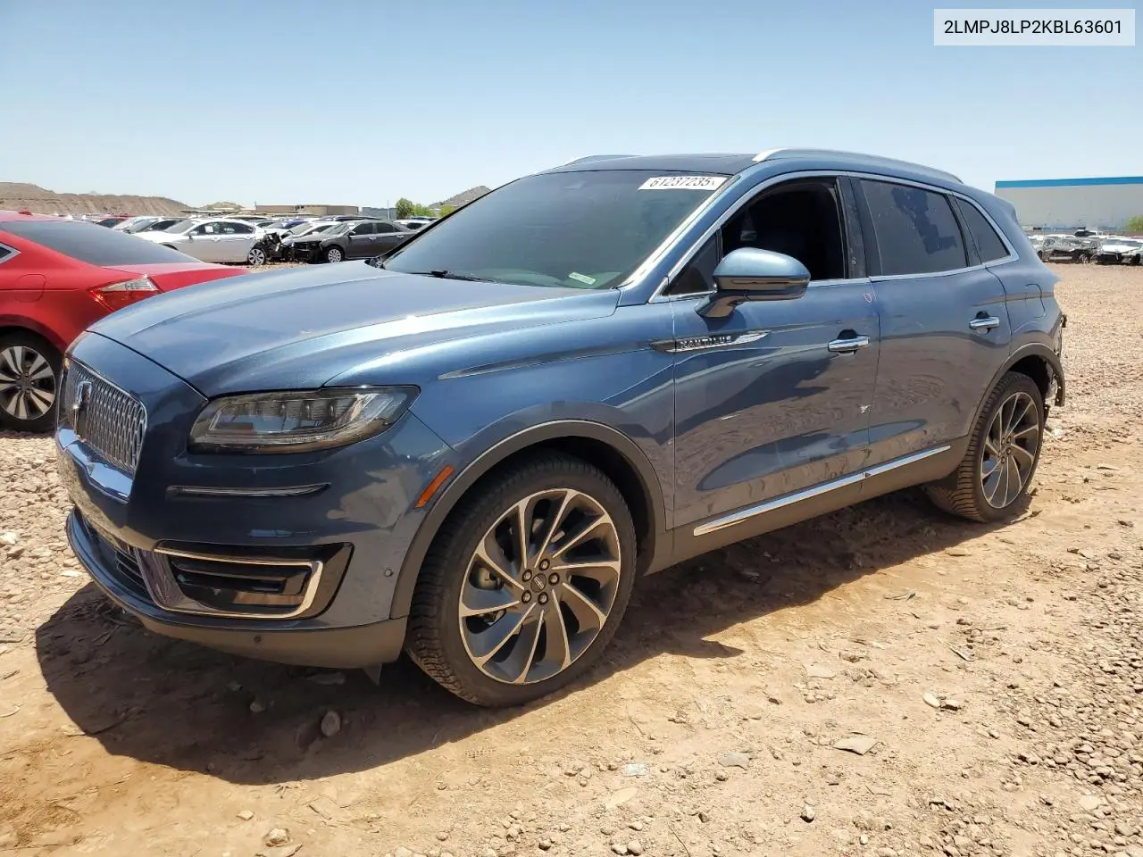 2019 Lincoln Nautilus Reserve VIN: 2LMPJ8LP2KBL63601 Lot: 61237235