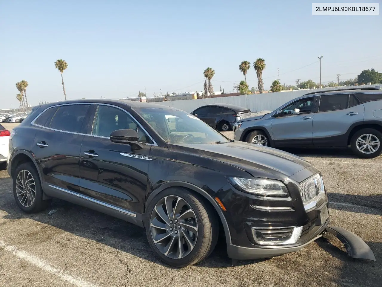 2019 Lincoln Nautilus Reserve VIN: 2LMPJ6L90KBL18677 Lot: 61746815