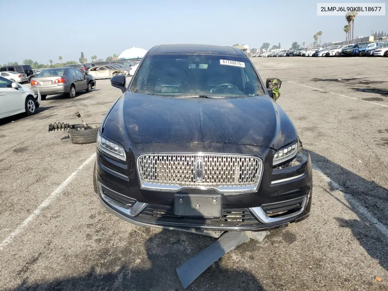 2019 Lincoln Nautilus Reserve VIN: 2LMPJ6L90KBL18677 Lot: 61746815