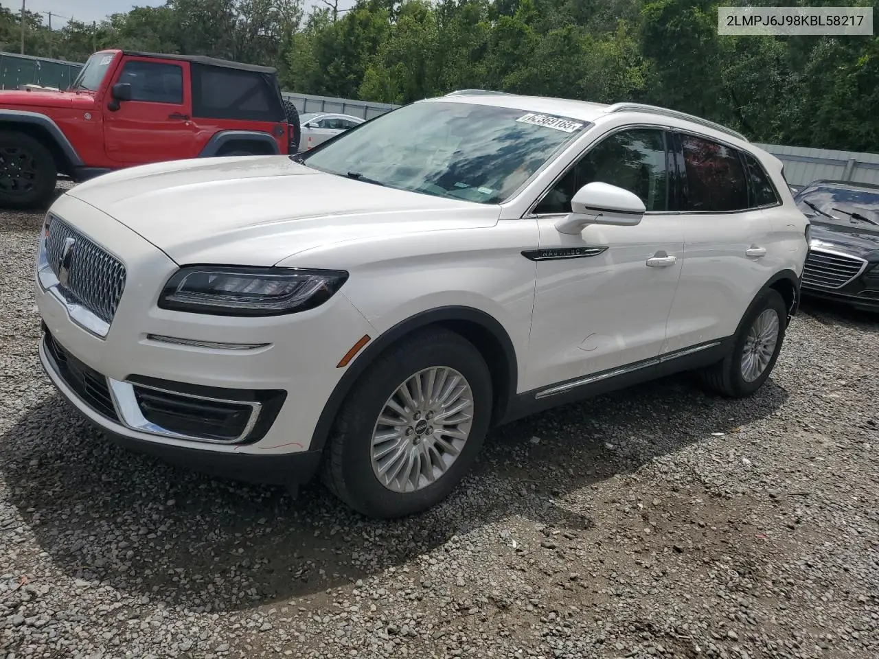 2019 Lincoln Nautilus VIN: 2LMPJ6J98KBL58217 Lot: 62369165