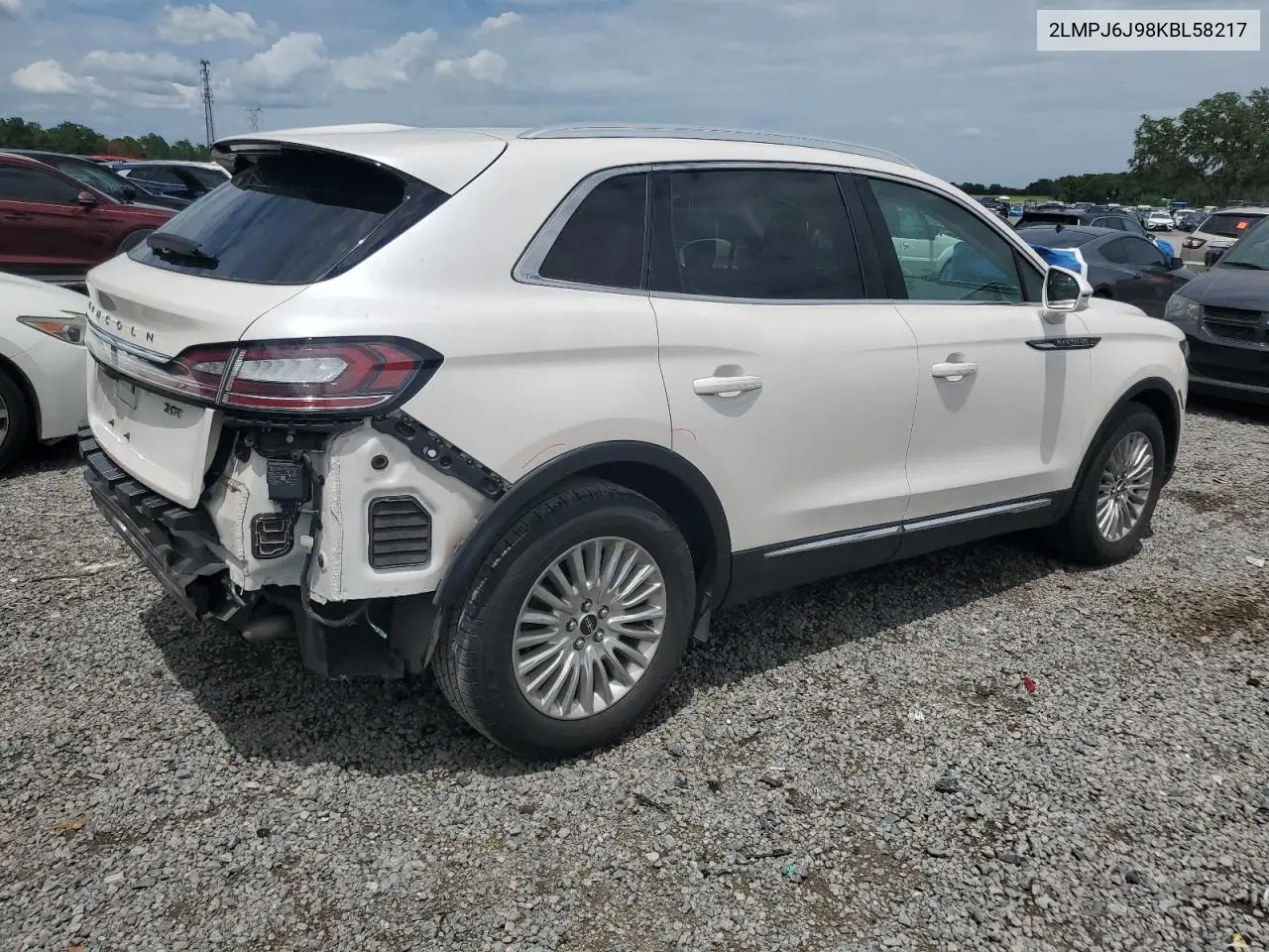 2019 Lincoln Nautilus VIN: 2LMPJ6J98KBL58217 Lot: 62369165