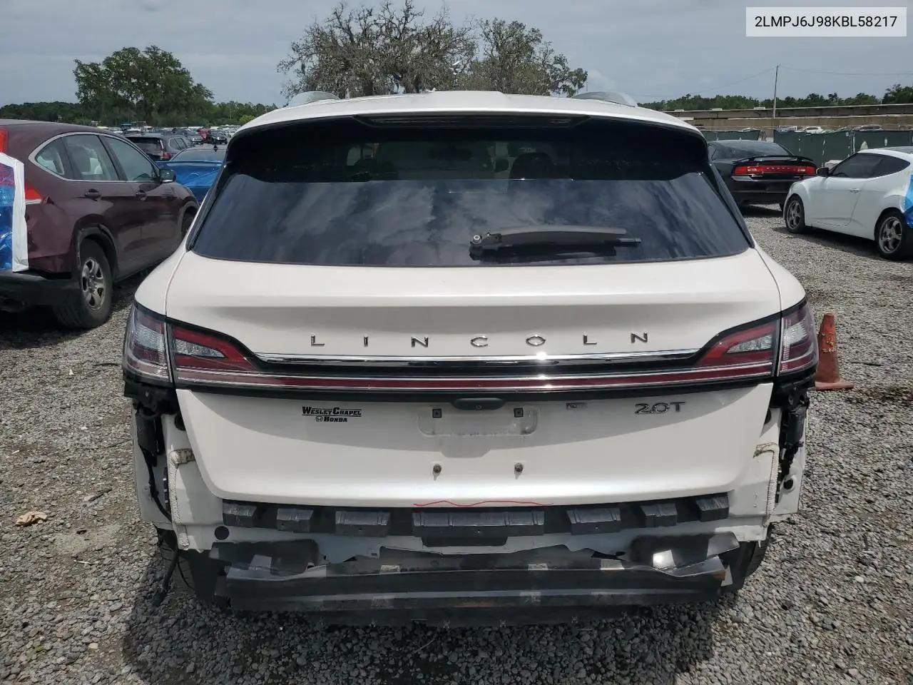 2019 Lincoln Nautilus VIN: 2LMPJ6J98KBL58217 Lot: 62369165