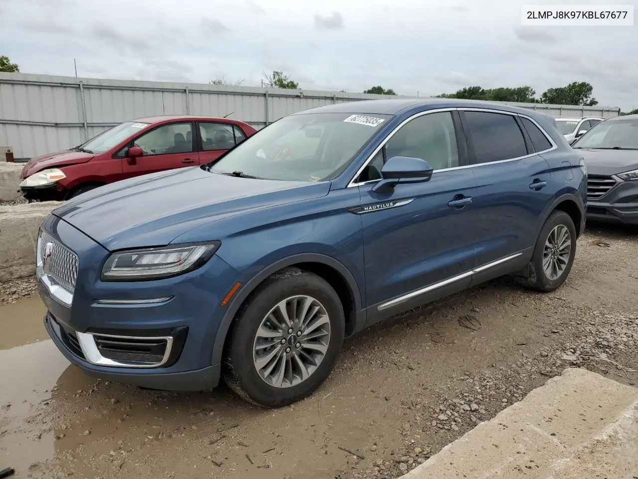 2019 Lincoln Nautilus Select VIN: 2LMPJ8K97KBL67677 Lot: 62775035