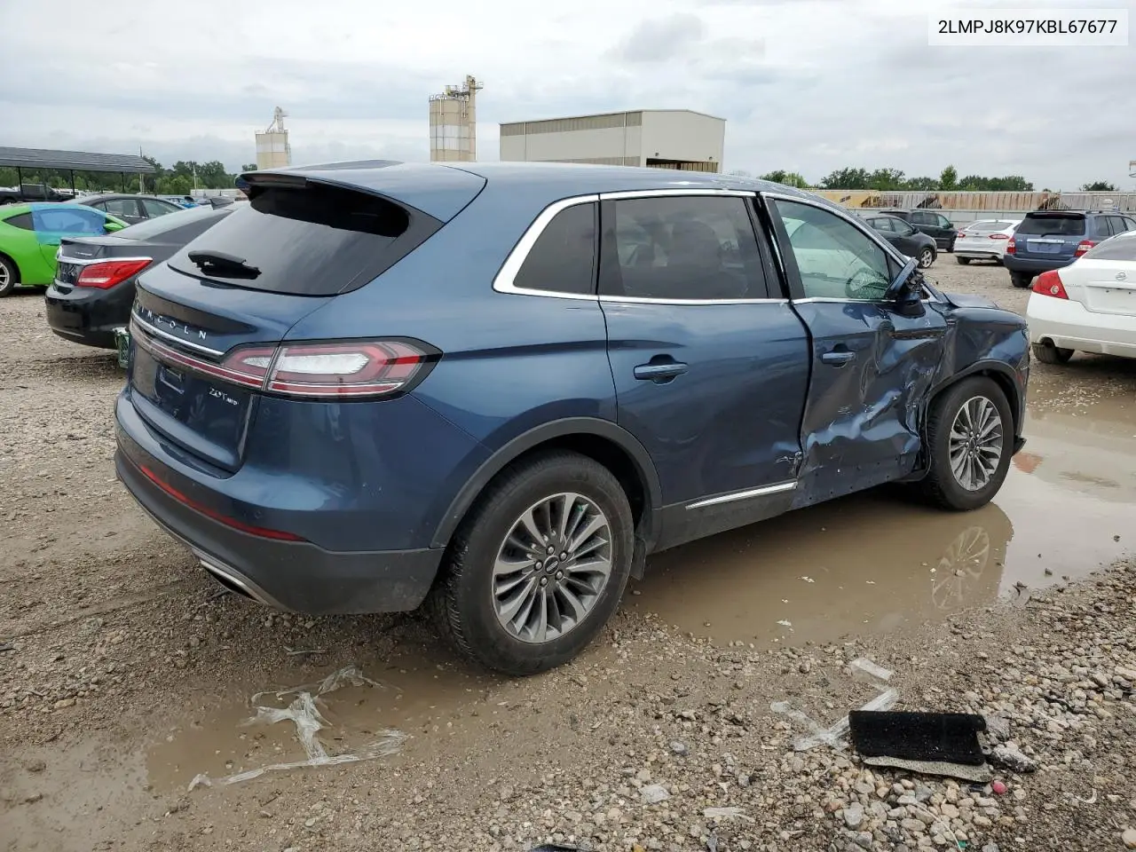 2019 Lincoln Nautilus Select VIN: 2LMPJ8K97KBL67677 Lot: 62775035