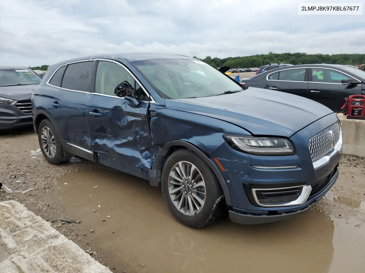 2019 Lincoln Nautilus Select VIN: 2LMPJ8K97KBL67677 Lot: 62775035