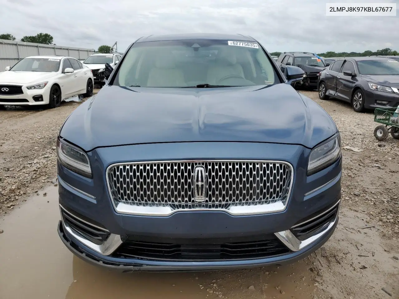 2019 Lincoln Nautilus Select VIN: 2LMPJ8K97KBL67677 Lot: 62775035