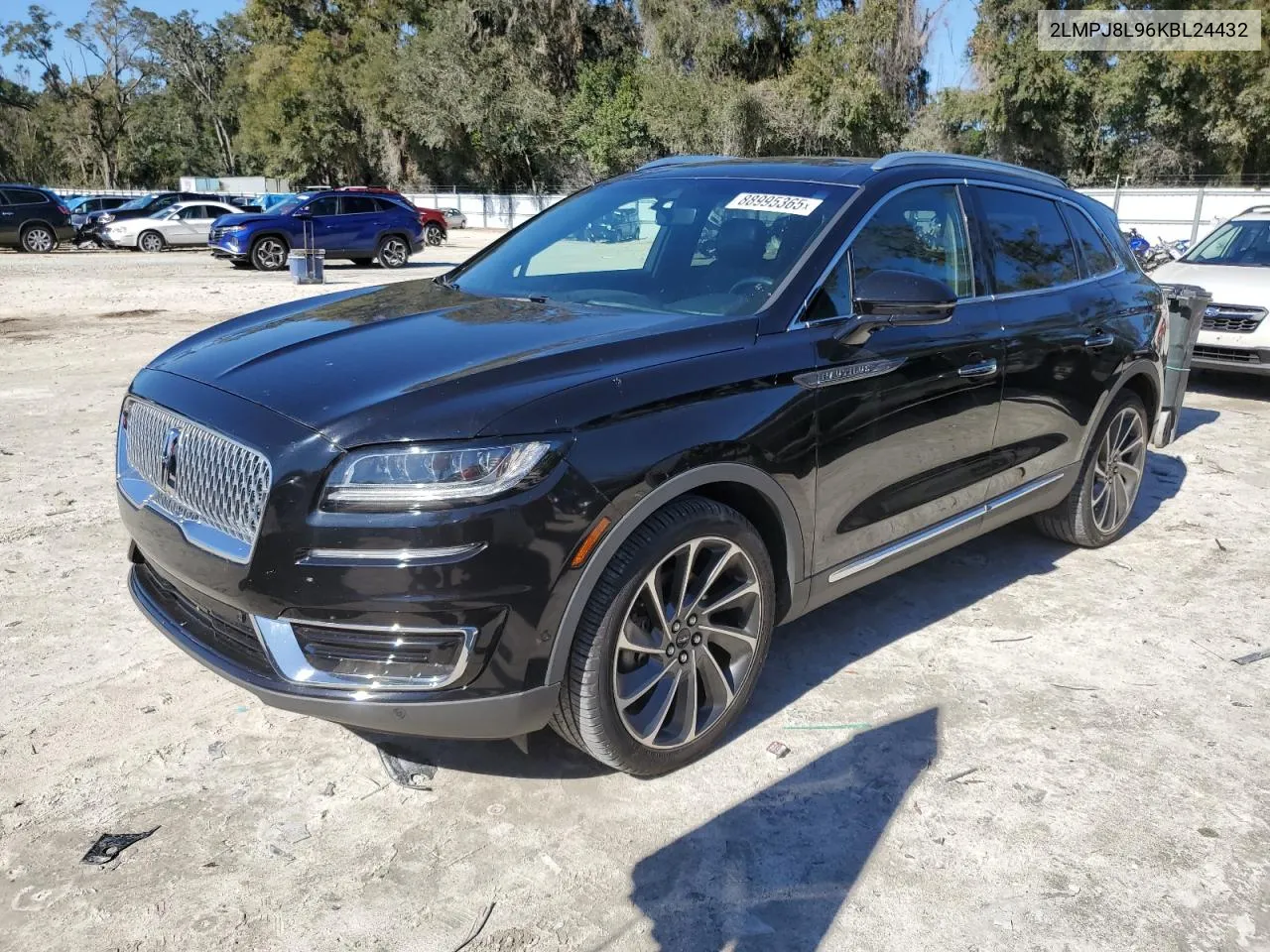 2019 Lincoln Nautilus Reserve VIN: 2LMPJ8L96KBL24432 Lot: 88995365