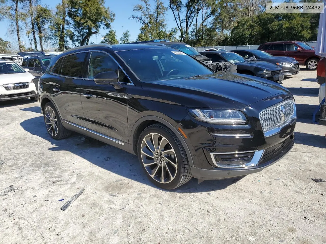 2019 Lincoln Nautilus Reserve VIN: 2LMPJ8L96KBL24432 Lot: 88995365